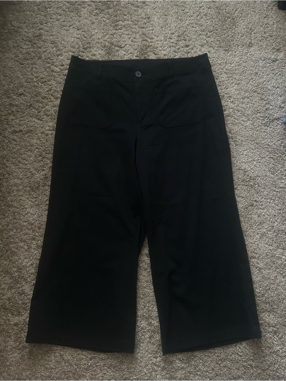 Ava & Viv Black Wide-Leg Pants